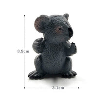 Load image into Gallery viewer, Simulation Squirrel Elephant Parrot Wombat Animal model figurine home decor miniature fairy garden decoration accessories figure
