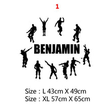 Load image into Gallery viewer, New Custom Name Battle Royal Wall Sticker Name PS4 Wall Decals For Kids Room Decor Gaming Stickers Decal Wallpaper muursticker
