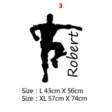 Load image into Gallery viewer, New Custom Name Battle Royal Wall Sticker Name PS4 Wall Decals For Kids Room Decor Gaming Stickers Decal Wallpaper muursticker