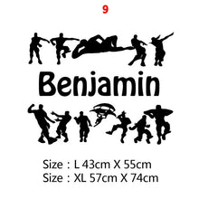Load image into Gallery viewer, New Custom Name Battle Royal Wall Sticker Name PS4 Wall Decals For Kids Room Decor Gaming Stickers Decal Wallpaper muursticker