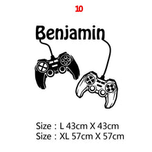 Load image into Gallery viewer, New Custom Name Battle Royal Wall Sticker Name PS4 Wall Decals For Kids Room Decor Gaming Stickers Decal Wallpaper muursticker